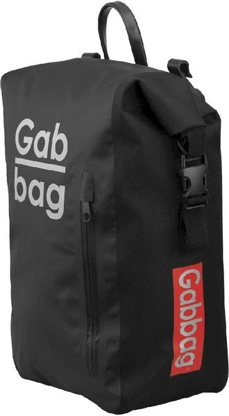 Gabbag Waterdichte Enkele Fietstas - 25 Liter - Zwart 2 Gabbag Waterdichte Enkele Fietstas - 25 Liter - Zwart - Afbeelding 2