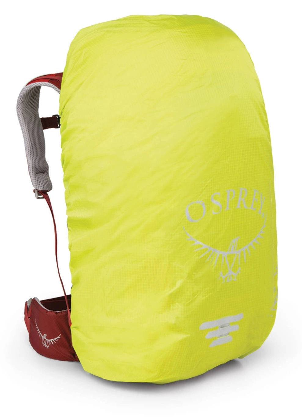 Regenhoes Osprey Ultralight High Vis Raincover XS Electric Lime XS 1 Regenhoes Osprey Ultralight High Vis Raincover XS Electric Lime XS