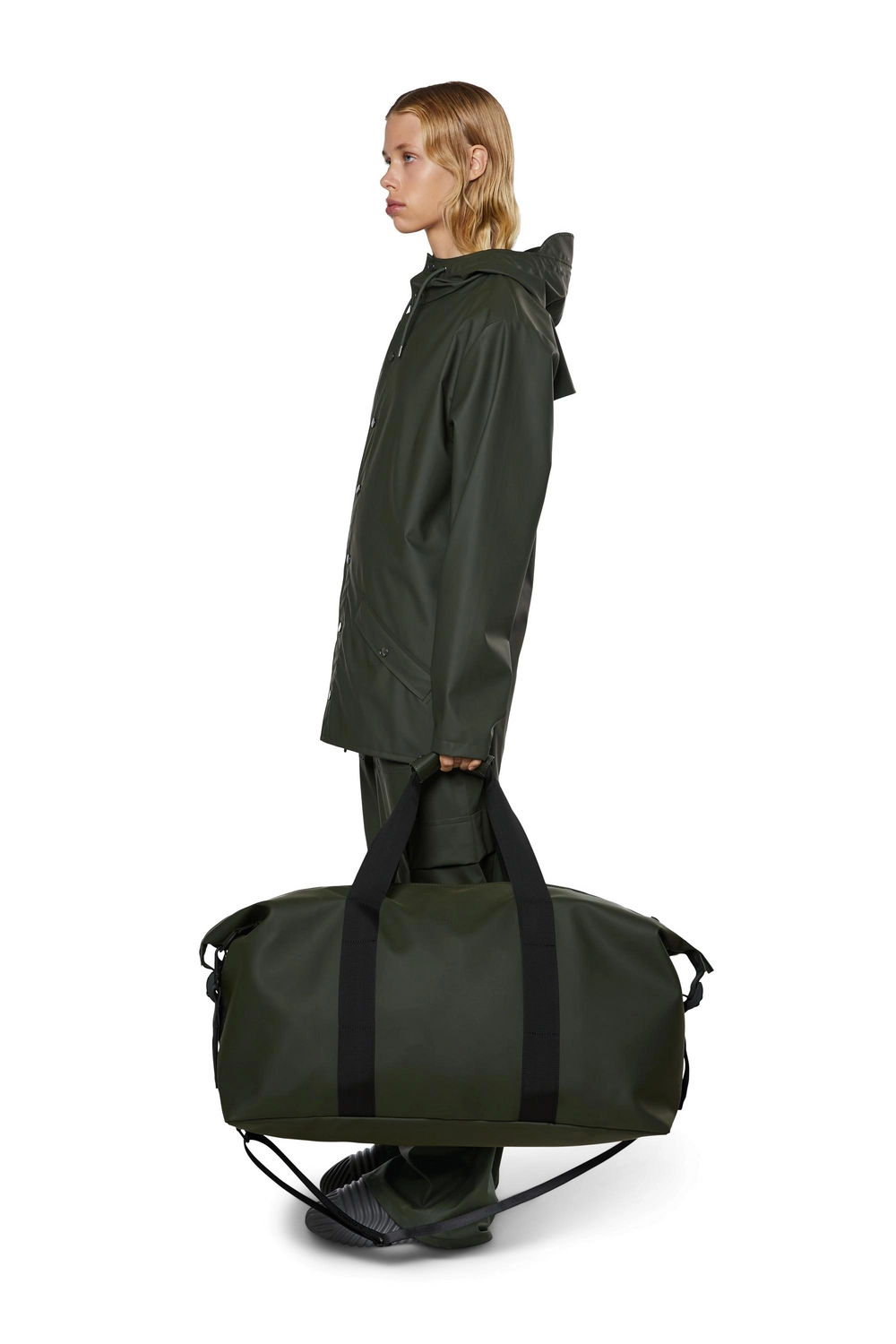 Reistas Rains Unisex Weekend Bag Large Green 4 Reistas Rains Unisex Weekend Bag Large Green - Afbeelding 4