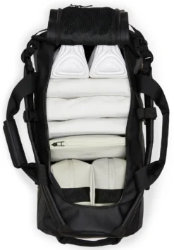 Reistas Rains Unisex Duffel Bag Small Black -Tassen Winkel 3 13360 black 5