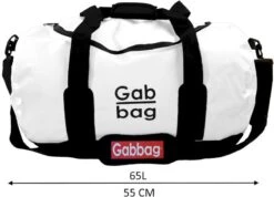 Gabbag Travel M 65L Waterdichte Tas - Wit 5 Gabbag Travel M 65L Waterdichte Tas - Wit -Tassen Winkel 4 0jgr410 000 resultaat