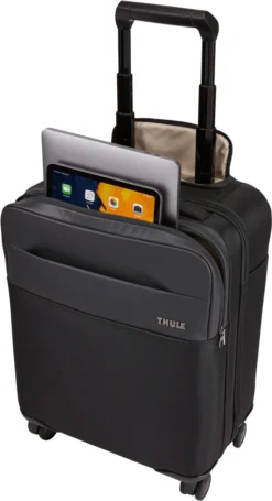 Reiskoffer Thule Spira Compact Carry On Spinner Black -Tassen Winkel 5 thule spira spac 118 black 4