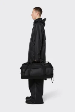 Reistas Rains Unisex Duffel Bag Small Black -Tassen Winkel 6 13360 black men 1