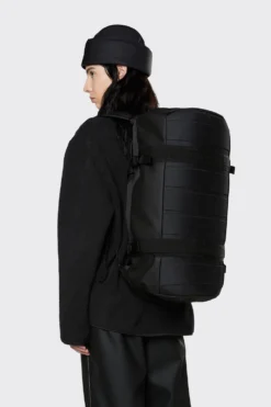 Reistas Rains Unisex Duffel Bag Small Black -Tassen Winkel 7 13360 black women 1