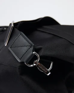 Reistas Sandqvist Milton Black With Black Leather -Tassen Winkel 7 2413 89704d9338 milton black sqa1380 05 original