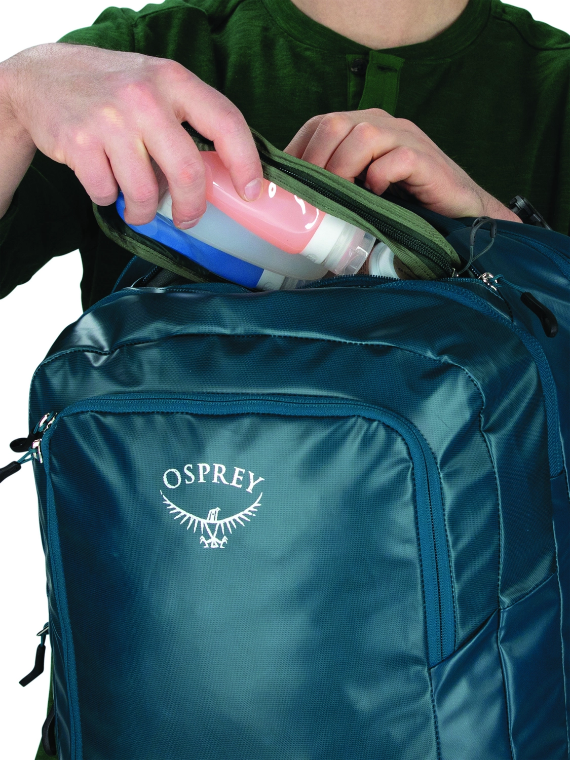 Reiskoffer Osprey Rolling Transporter Carry-On Venturi Blue 7 Reiskoffer Osprey Rolling Transporter Carry-On Venturi Blue - Afbeelding 7