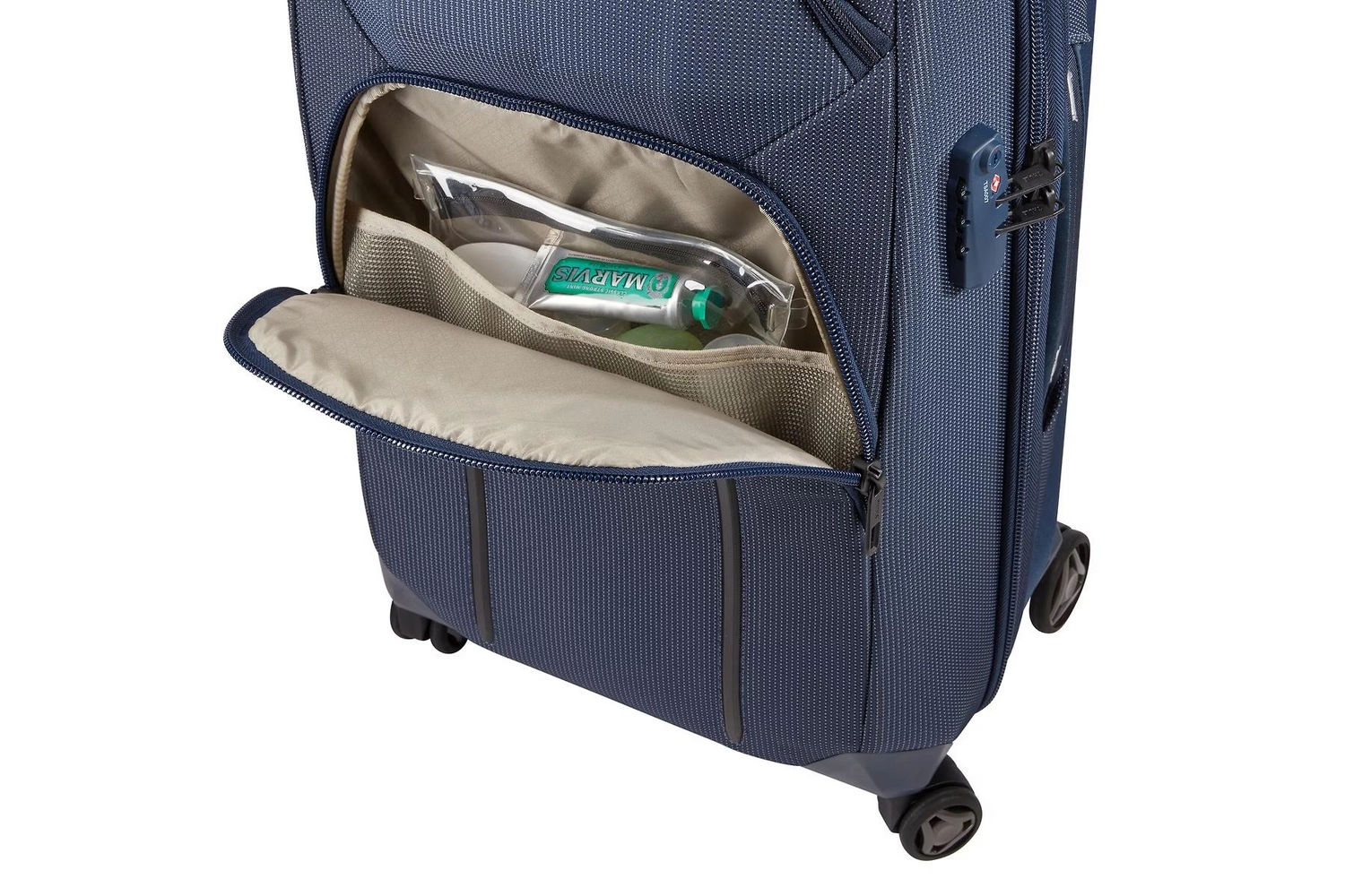 Reiskoffer Thule Crossover 2 Expandable Carry-On Spinner Dress Blue 10 Reiskoffer Thule Crossover 2 Expandable Carry-On Spinner Dress Blue - Afbeelding 10