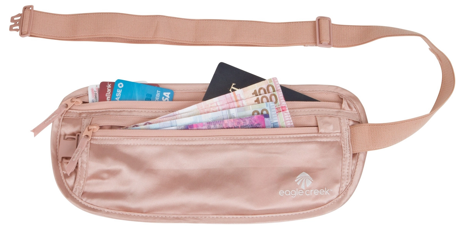 Heuptas Eagle Creek Silk Undercover Money Belt Rose 3 Heuptas Eagle Creek Silk Undercover Money Belt Rose - Afbeelding 3