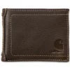 Portemonnee Carhartt Men Pebble Passcase Wallet Brown