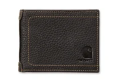 Portemonnee Carhartt Men Pebble Zip Bifold Wallet Black 2020