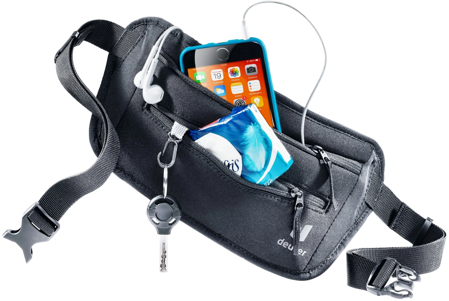 Heuptas Deuter Unisex Neo Belt I Black 3 Heuptas Deuter Unisex Neo Belt I Black - Afbeelding 3