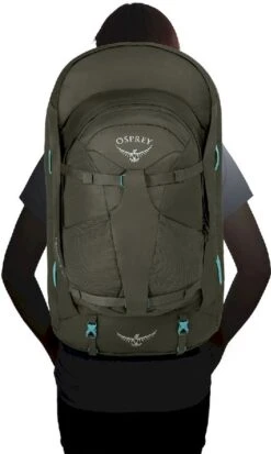 Osprey Fairview Backpack - 70 Liter - Zwart -Tassen Winkel osprey fairview 70 zwart 5