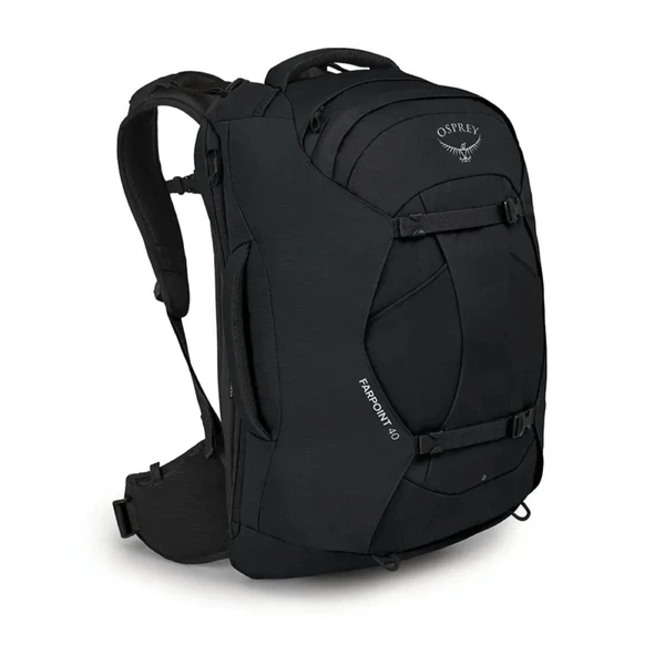 Osprey Farpoint Backpack - 40 Liter- Zwart 1 Osprey Farpoint Backpack - 40 Liter- Zwart