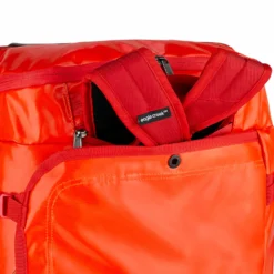 Reiskoffer Eagle Creek Cargo Hauler Wheeled Duffel XT 120L Rising Sun -Tassen Winkel overarching view 330 tuckaway straps 2