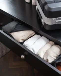 Organiser Db The Ramverk L Shallow Packing Cube Black Out -Tassen Winkel theramverklshallowpackingcubeblackout04